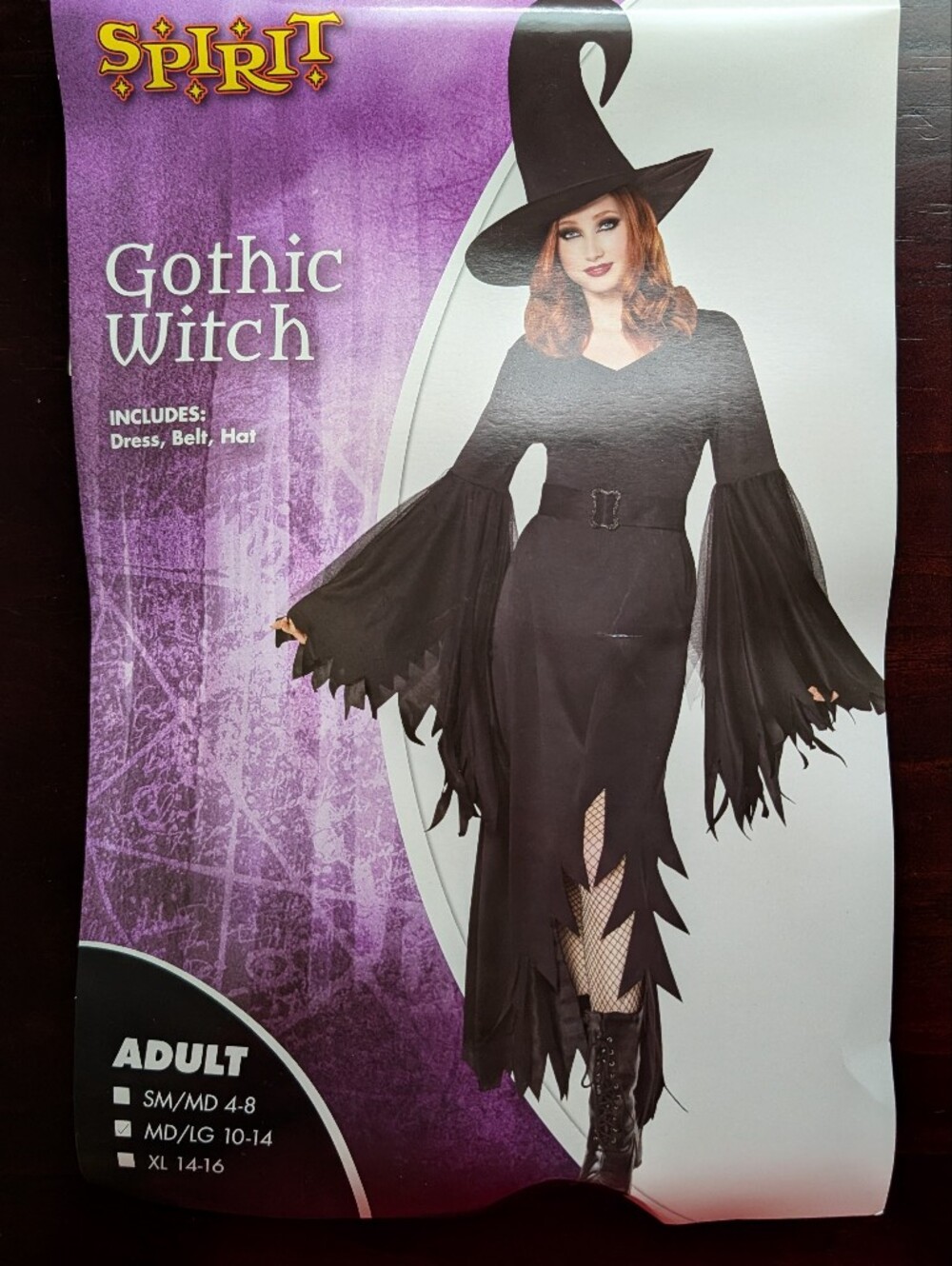 Gothic Witch Kids Costume - Black